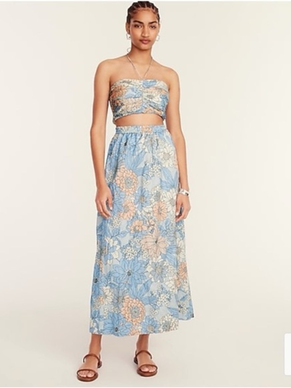NWOT: J. Crew Collection skirt set in Zinnia Floral (S)